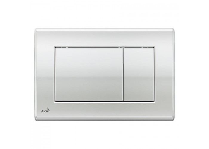 Кнопка смыва, пластик, xром Alcaplast M271