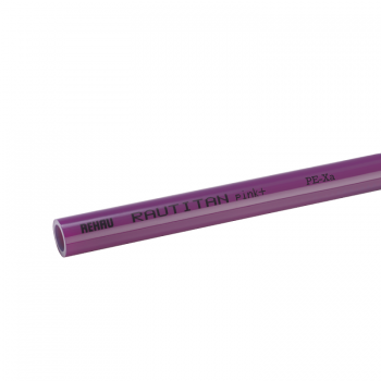Труба Rehau RAUTITAN pink+ из сшитого полиэтилена PE-Xa с кислородозащитным слоем, 16х2,2 мм