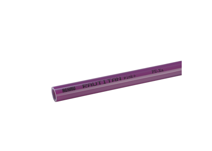 Труба Rehau RAUTITAN pink+ из сшитого полиэтилена PE-Xa с кислородозащитным слоем, 16х2,2 мм