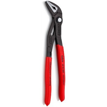Переставные клещи KNIPEX COBRA , особо тонкие, 32 мм (1 1/4 ), под ключ 34 мм, 250 мм, серые, 1К ручки