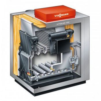 Напольный газовый котел Viessmann Vitogas 100-F 29 кВт с Vitotronic 100 Тип KC4B