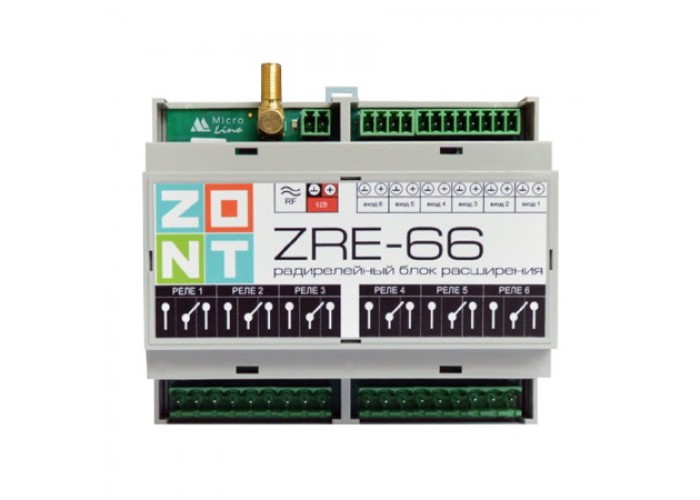 Блок расширения Zont ZRE-66E радиорелейный Блок расширения Zont ZRE-66E радиорелейный