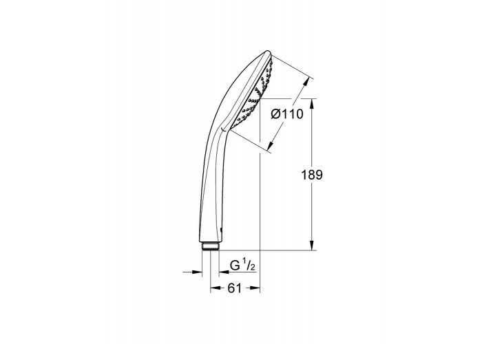 Душевая лейка Grohe Euphoria 110 Mono 27265000