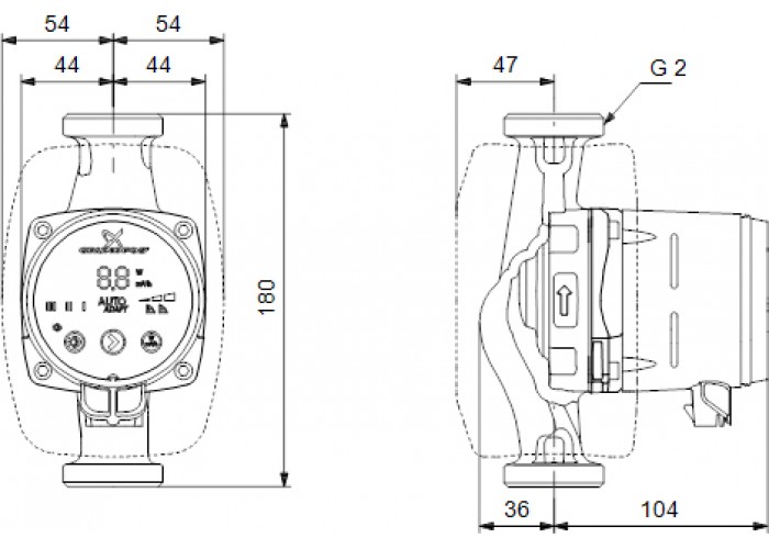 Циркуляционный насос Grundfos Alpha 2 32/60