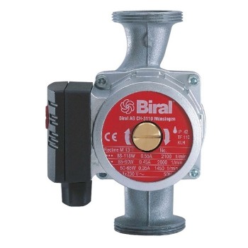 Циркуляционный насос для отопления Biral MX 13-2, 180 мм, 230 В , с гайками G 2 x Rp 1 1/4