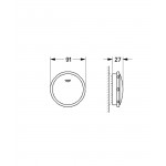 Сливной-переливной гарнитур Grohe Talento 19025000