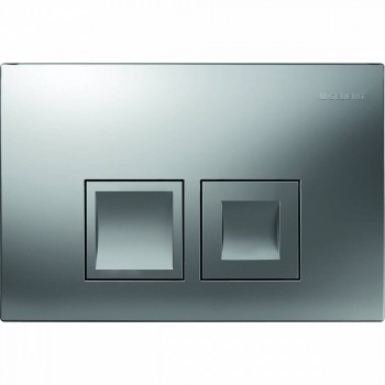 Кнопка смыва Geberit Delta 50 двойной смыв, хром мат. 115.135.46.1
