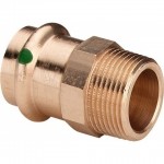 Соединительный элемент медный Viega Sanpress с SC-Contur d=15 (арт. 105 044)