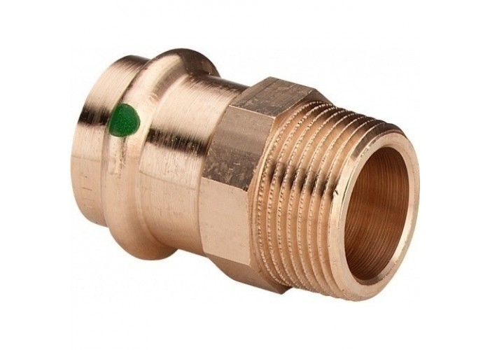 Соединительный элемент медный Viega Sanpress с SC-Contur d=15 (арт. 105 044)