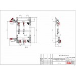 Этажный узел учета VALTEC без перепускного клапана