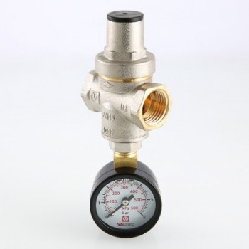 Редуктор давления VALTEC от 0,5 до 5,5 бар 1/2 (без манометра)