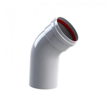 Колено BaltGaz 45гр., d=80 мм