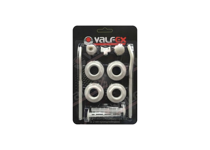 Комплект для монтажа радиаторов Valfex с 2-мя кронштейнами 1/2