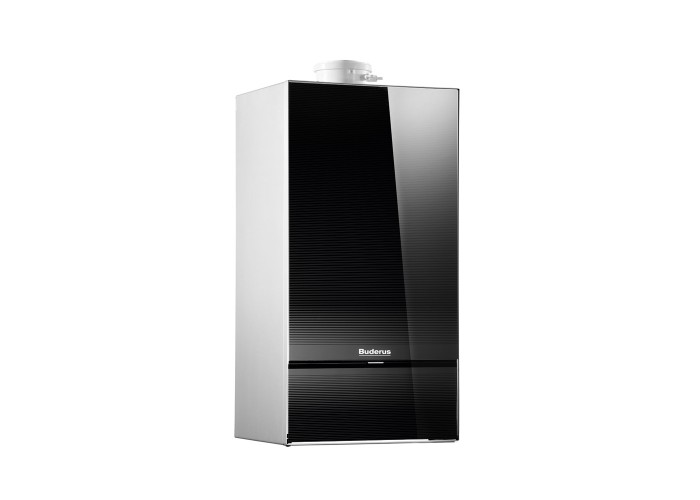 Настенный газовый конденсационный котел отопления одноконтурный Buderus Logamax plus GB172-24 i (черный)