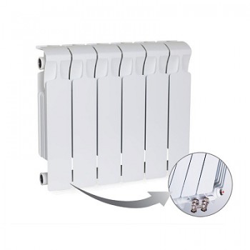 Биметаллический секционный радиатор Rifar Monolit Ventil 350 / 7 секций