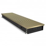 Внутрипольный конвектор с естественной конвекцией Royal Thermo 90/300/1600-DG-U-LB