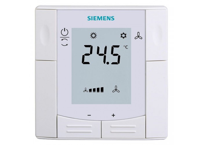 Термостат SIEMENS RDF310.2 кнопочный с ЖК дисплеем (белый)