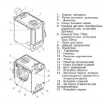 Твердотопливный напольный котел отопления ZOTA Box-8