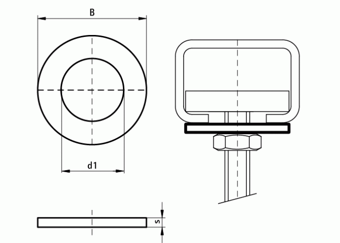 Шайба Walraven BIS WM0-35 6,4х25 мм, М6
