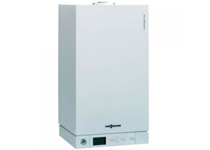 Настенный газовый конденсационный котел отопления одноконтурный Viessmann Vitodens 100-W B1HF 3,2-25 кВт