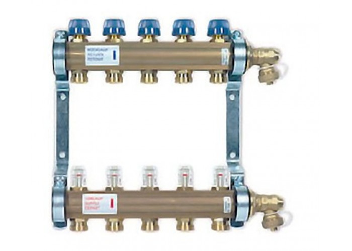 Watts Коллектор для теплых полов с расходомерами HKV/T-7