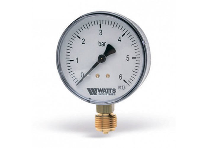 Манометр Watts F+R200 50/10, радиальный