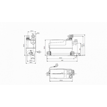 Канализационная установка Grundfos Sololift2 C-3 Канализационная установка Grundfos Sololift2 C-3