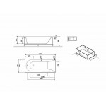 Каркас AM.PM Spirit W72A-170-075W-R2