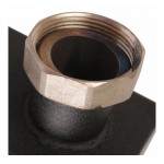 Стальной распределительный коллектор Rommer 2 отопительных контура 1 1/2 x 1 1/2