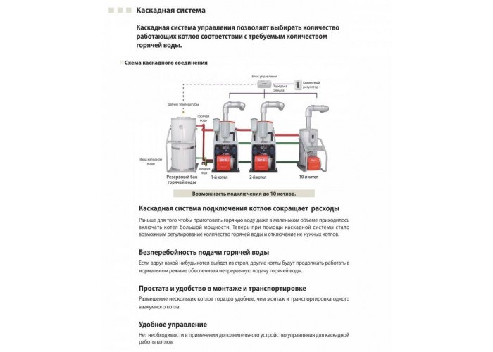 Напольный дизельный котел отопления, двухконтурный Kiturami KSO-300