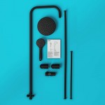 Душевая колонна без смесителя Dorff Comfort D0708000BL