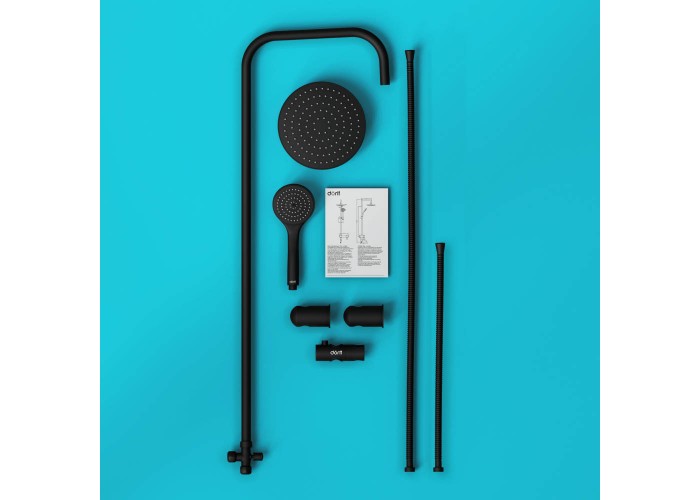 Душевая колонна без смесителя Dorff Comfort D0708000BL