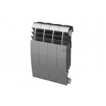 Биметаллический секционный радиатор отопления Royal Thermo Biliner 350 / Silver Satin / 4 секции