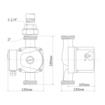 Циркуляционный насос Aquario AC 324-180