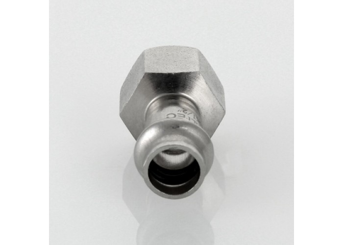 Соединитель VALTEC из нержавеющей стали, внутренняя резьба 15 x 1/2