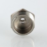 Переходник для подключения датчика температуры VALTEC M10 х 1/2 внутренняя-наружная резьба, никелированная латунь