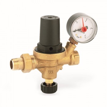Клапан подпиточный Watts ALIMAT ALM 1/2 НР x 1/2 ВР, с манометром
