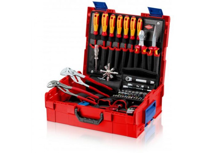 Набор инструментов KNIPEX BOXX чемодан инструментальный для сантехники, 52 пр. Набор инструментов KNIPEX BOXX чемодан инструментальный для сантехники, 52 пр.