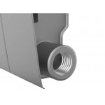 Биметаллический секционный радиатор отопления Royal Thermo Biliner 350 / Silver Satin / 4 секции