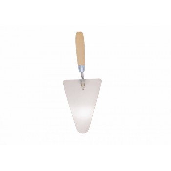 COLOR EXPERT 92160212 кельма штукатурная, сердцевидная, ручка деревянная, лакированная (185мм)