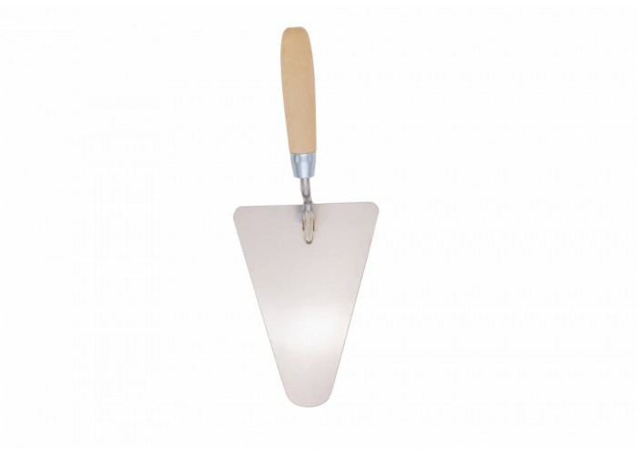 COLOR EXPERT 92160212 кельма штукатурная, сердцевидная, ручка деревянная, лакированная (185мм)