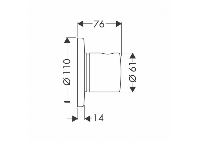 Переключатель потоков Hansgrohe Trio/Quattro S 15932000