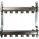 Коллектор Stout из нержавеющей стали для радиаторной разводки 1/3/4x6, SMS 0923 000006