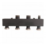Стальной распределительный коллектор Rommer 2 отопительных контура 1 1/2 x 1 1/2