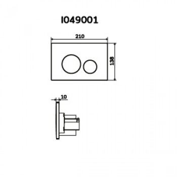 Клавиша AM.PM Pro L I049001