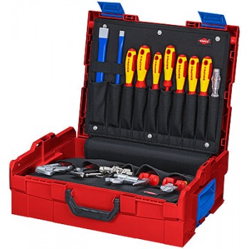 Набор инструментов KNIPEX BOXX чемодан инструментальный для сантехники, 52 пр.