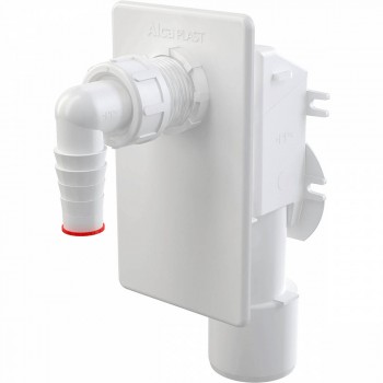 Сифон для стиральной машины под штукатурку, белый Alcaplast APS4