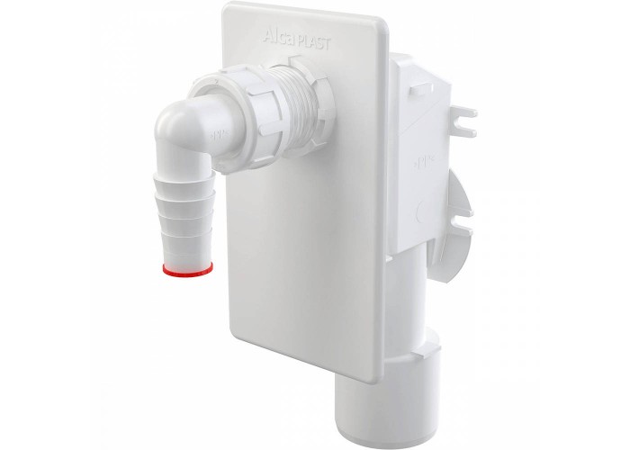 Сифон для стиральной машины под штукатурку, белый Alcaplast APS4