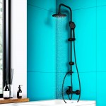 Душевая колонна без смесителя Dorff Comfort D0708000BL