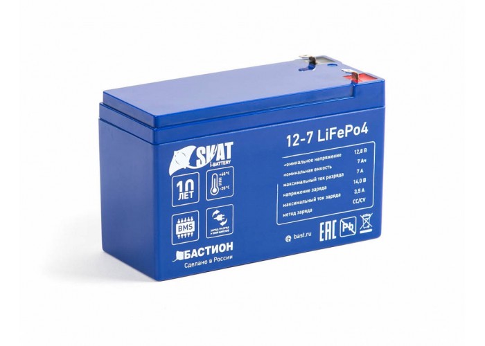 Li-ion аккумулятор Бастион Skat i-Battery 12-7 LiFePo4